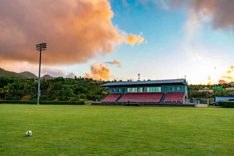 Montserrat juega sus partidos en casa en el modesto Estadio Blakes Estate