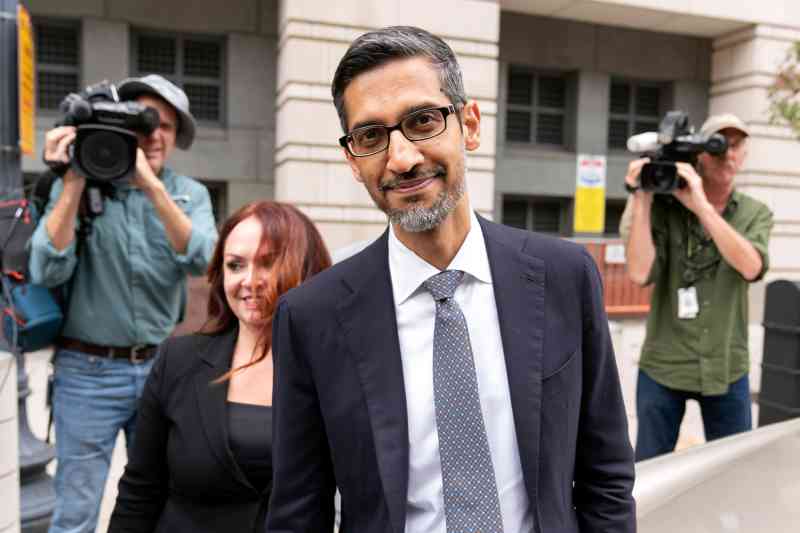 Sundar Pichai, CEO de Google, es uno de los ex empleados destacados de McKinsey